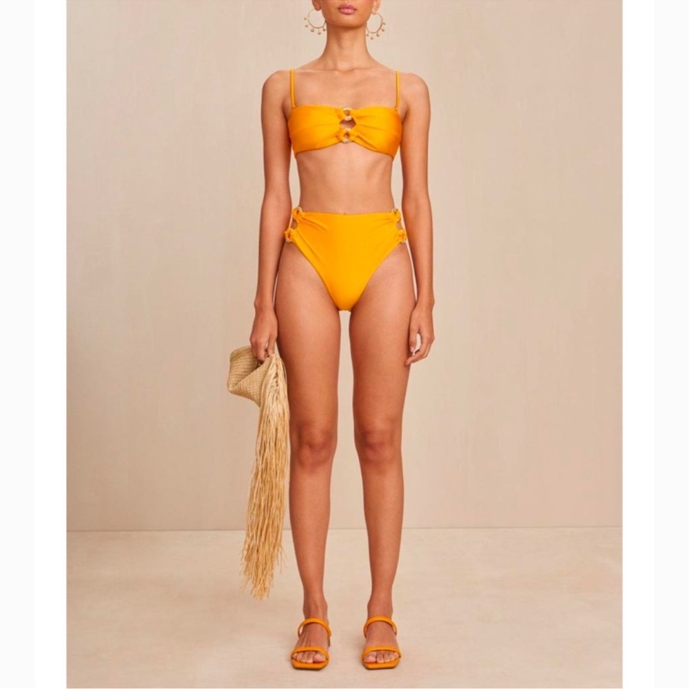 NWT Cult Gaia Pisa Bikini SET in Marmalade